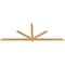 Ekena Millwork Kennewick Timber Gable Bracket, Western Red Cedar, 108"W x 40"H x 1 1/2"D x 3 1/2"F, 9/12 Pitch GBW108X40X0204KEN00SWR - alternate 4